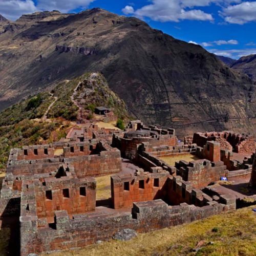 Pisac Ruins - in the sacred valley cusco Peru
