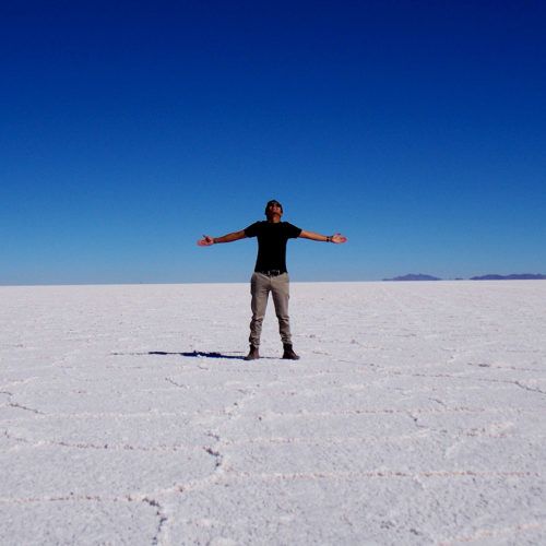 Uyuni salt Flat of Bolivia train cemetery